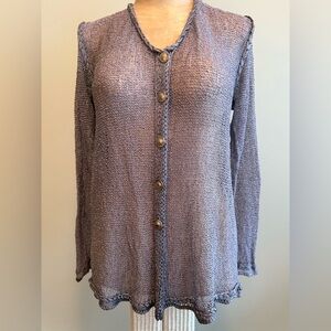 Dalya handloomed loosely knit sweater